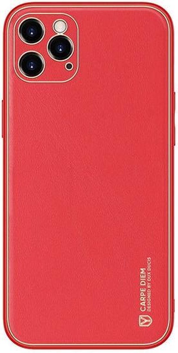 Dux Ducis Yolo Series Apple iPhone 12 Pro Max Hoesje Back Cover Rood