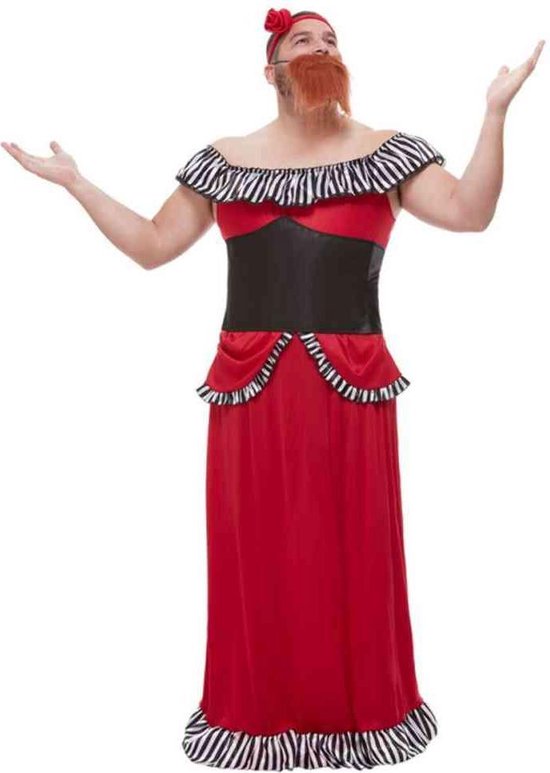 Smiffy's - Dans & Entertainment Kostuum - The Greatest Showman Musical Kostuum - Rood - Medium - Carnavalskleding - Verkleedkleding