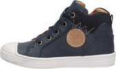 KEQ Jongens veterschoenen Veterschoenen Hoog - blauw - Maat 24