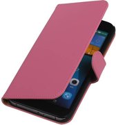 Wicked Narwal | bookstyle / book case/ wallet case Hoes voor Huawei Huawei Ascend G7 Pink