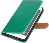 Wicked Narwal | Premium TPU PU Leder bookstyle / book case/ wallet case voor HTC Desire 825 Groen