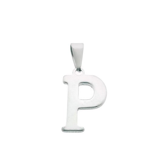 Stalen hanger letter p