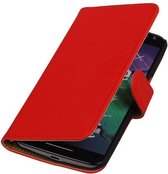 Wicked Narwal | bookstyle / book case/ wallet case Hoes voor Motorola Moto X Style Rood