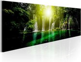 Artgeist Emerald Treasure Canvas Schilderij - 150x50cm