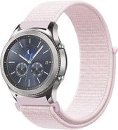 Shop4 - Samsung Galaxy Watch3 45mm Bandje - Nylon Licht Roze