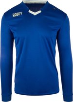 Robey Hattrick LS - Voetbalshirt - Kinderen - Blauw - Maat 152