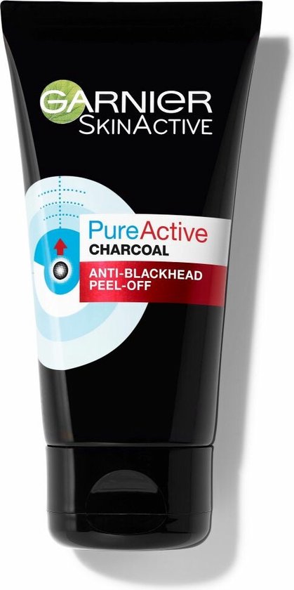 luchthaven metgezel weekend Garnier Skinactive Peel Off Charcoal Gezichtsmasker - Anti mee-eters - 50  ml | bol.com