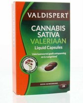 Valdispert Cannabis Sativa Valeriaan olie - 24 liquid capsules