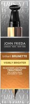 John Frieda Brilliant Brunette Treatment Visibly Brighter 34 ML – 17x52x23 cm | Haarproducten voor Vrouwen | Bruin haar oplichten | Voor het Lichter maken van uw Haar