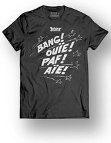 ASTERIX & OBELIX - T-Shirt - Bang! Ouie! Paf! Aie! - Black (S)