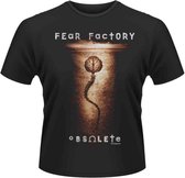 Fear Factory Heren Tshirt -S- Obsolete Zwart