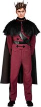 Smiffy's - Game of Thrones Kostuum - Elegante Donkere Prins - Man - Rood, Zwart - XL - Carnavalskleding - Verkleedkleding