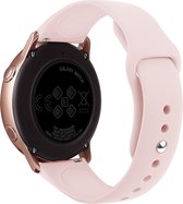 Samsung Gear S3 Sport bandje (22mm) silicone / Galaxy Watch 46mm SM-R810 roze | Watchbands-shop.nl