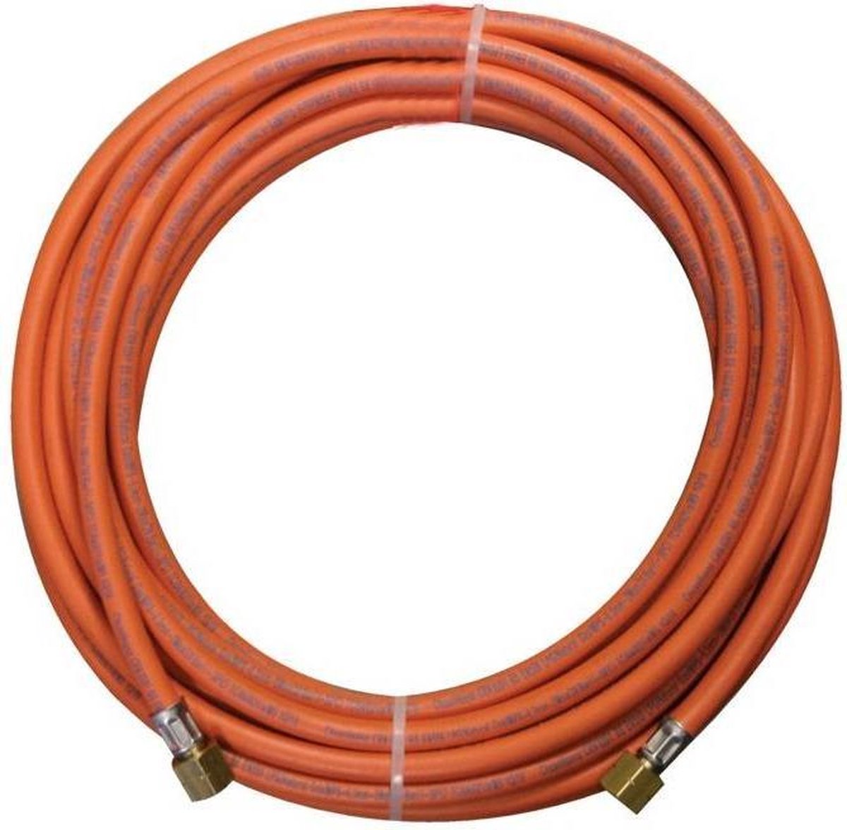 Duplicatie Lenen goedkeuren CFH rubberen gasslang met lengte van 5 meter inclusief 3/8 koppelingen gas  slang | bol.com