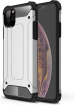 iPhone 12 Pro Armor Hybrid Hoesje - Zilver