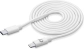 Cellularline - Usb kabel, usb-c to Apple lightning 2m, wit