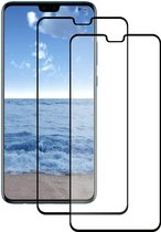 Screenprotector Glas - Full Curved Tempered Glass Screen Protector Geschikt voor: Huawei Mate 30  - 2x