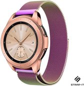 Milanees Smartwatch bandje - Geschikt voor  Samsung Galaxy Watch Milanese band 41mm / 42mm - regenboog - Strap-it Horlogeband / Polsband / Armband