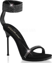 Fabulicious - CHIC-40 Sandaal met enkelband - US 6 - 36 Shoes - Zwart