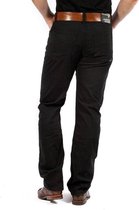 MASKOVICK Heren Clinton Twill stretch Regular - Black - W42 X L30