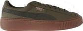 Puma basket platform euphoria gum olijf burnt ochre rose gold 36671604, maat 38
