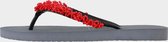 Uzurii Red Coral dames slippers, Silver, maat: 39/40