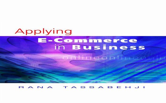 Applying E-Commerce in Business - cover