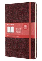 Limited Collection Notitieboek-Blend-19-Large-Gelinieerd-Rood