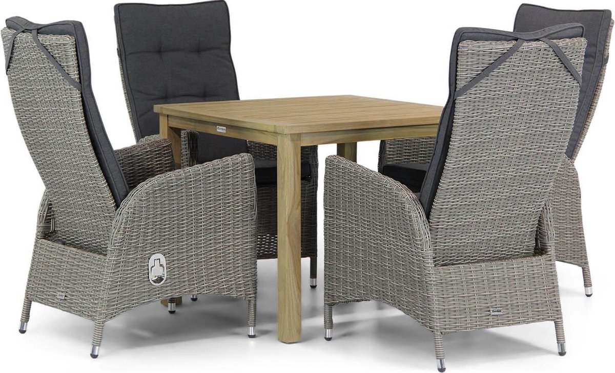 Garden Collections Lincoln/Weston 90 cm dining tuinset 5-delig