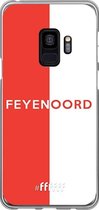 6F hoesje - geschikt voor Samsung Galaxy S9 -  Transparant TPU Case - Feyenoord - met opdruk #ffffff