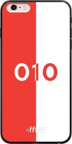 6F hoesje - geschikt voor iPhone 6s Plus -  Transparant TPU Case - Feyenoord - 010 #ffffff