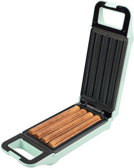 Bestron sandwichmaker, panini contactgrill met antiaanbaklaag, 750W, wit