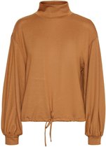 Vmmalena L/s Highneck String Top Ex 10249250 Tabacco Brown