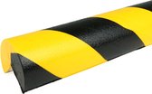 PRS stootrand hoekprofiel model 4 – geel-zwart – 1 meter – Geel & Zwart