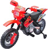 HOMCOM Elektrische kinderfiets Motorfiets - rood
