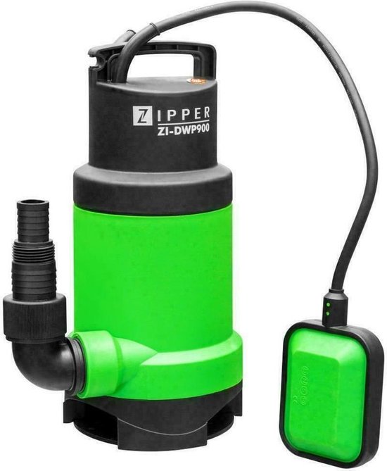 Lelie geestelijke Weekendtas Zipper ZI-DWP900 - Vuil Water Pomp 14000 l/h - 900W - 230V - 50Hz | bol.com