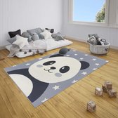 Kindervloerkleed panda Smile - grijs 120x170 cm