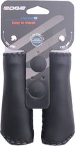Handvatset Leer - zwart - 2*135mm