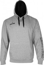 Spalding Team II Sweater Met Kap Heren - Grijs Gemeleerd | Maat: L