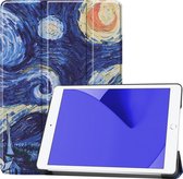 iPad 2019 2020 Hoes 10.2 Book Case Hoesje iPad 7/8 Hoes - Sterrenhemel