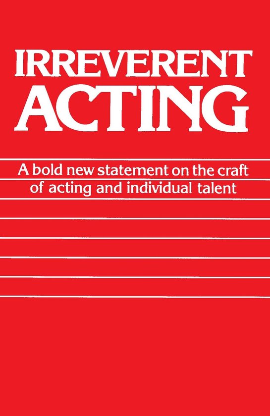 Irreverent Acting - cover