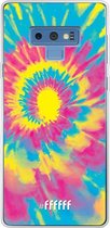 Samsung Galaxy Note 9 Hoesje Transparant TPU Case - Psychedelic Tie Dye #ffffff