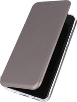 Slim Folio Case - Book Case Telefoonhoesje - Folio Flip Hoesje - Geschikt voor Samsung Galaxy S10 Lite - Grijs