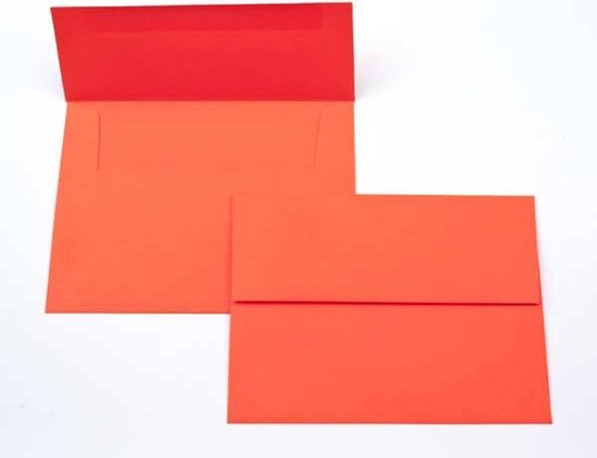 Enveloppen Oranje 22,2x14,6cm (50 stuks)