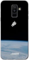 Samsung Galaxy A6 Plus (2018) Hoesje Transparant TPU Case - Spacewalk #ffffff
