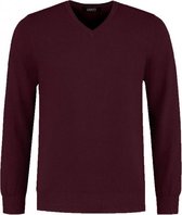 GENTS | Trui Heren V-neck Bordeaux rood 0075 Maat 3XL 47/48