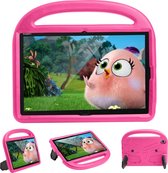 Huawei Mediapad M5/M6 Hoes - 10.8 inch - Schokbestendige case met handvat - Sparrow Kids Cover - Roze