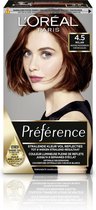 L'Oréal Paris Préférence 4.5 - Mahonie Middenbruin - Haarverf met Color extender