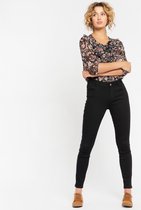 LOLALIZA Skinny jeans met strass - Zwart - Maat 34