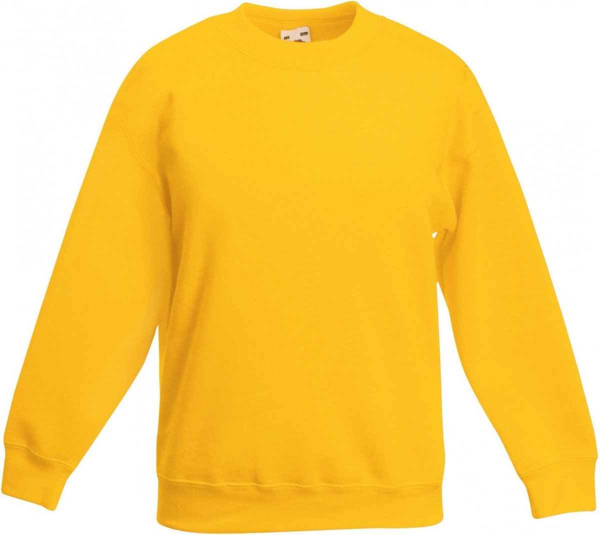 Fruit Of The Loom Kinder Unisex Premium 70/30 Sweatshirt (Zonnebloem Geel)